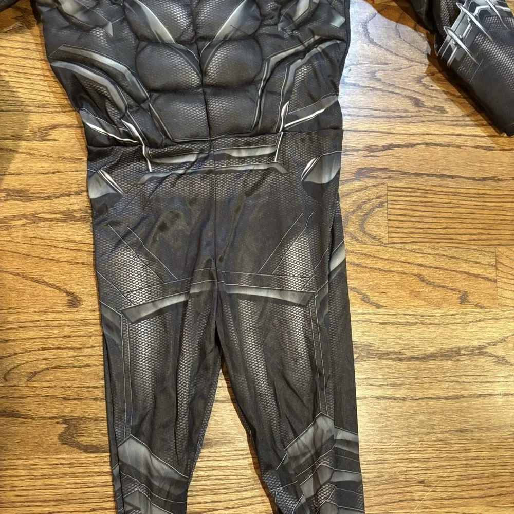Rubie's Marvel Black Panther Costume Suit Boy's Large No Mask Halloween Dress-up
